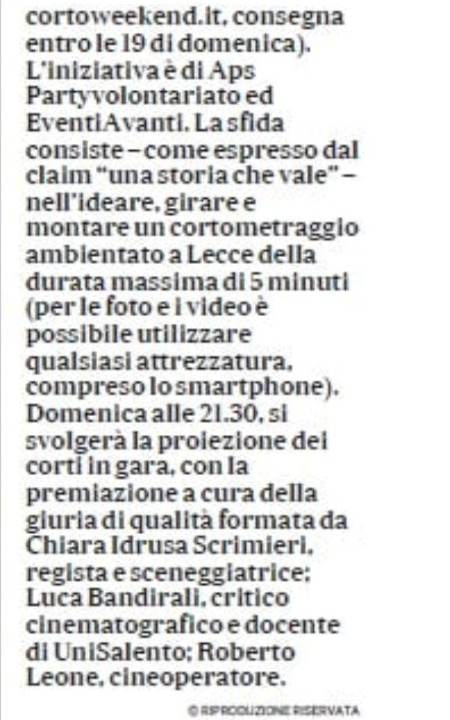 Articolo de Il Quotidiano di Puglia del 13 giugno 2025 parte 2